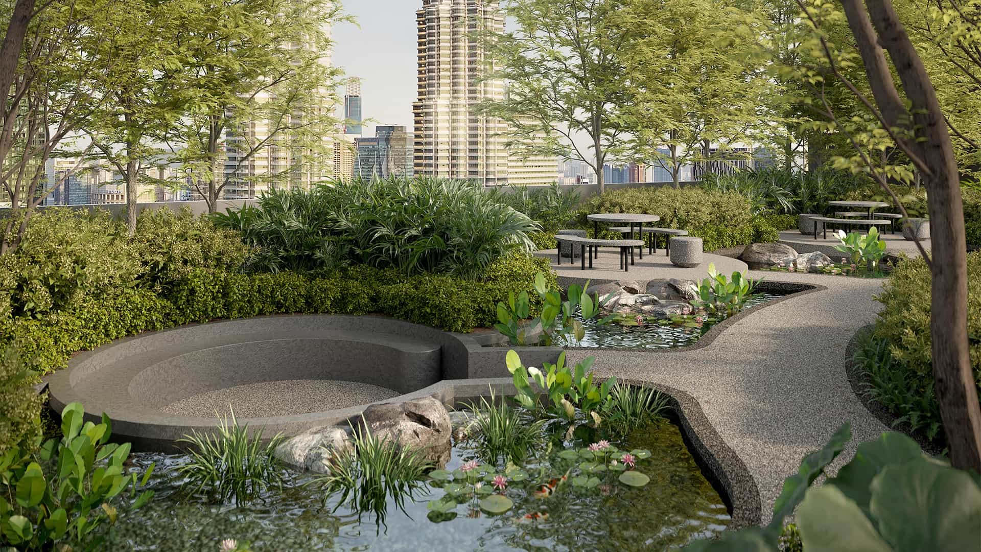 Picnic by The Water 水畔野餐区